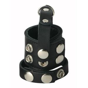 Image de Enger Penisgurt aus Leder und Ballstretcher