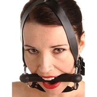 Afbeelding van Strict Leather Locking Silicone Trainer Gag