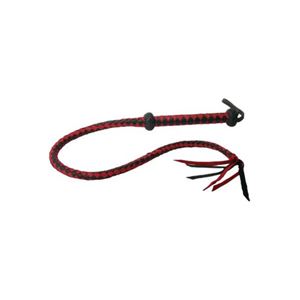 Afbeelding van Premium Red and Black Leather Whip