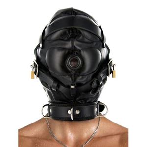 Afbeelding van Strenge Lederhaube für Sinnesentzug
