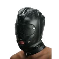 Picture of Einschüchternde verschließbare Kappe aus Leder