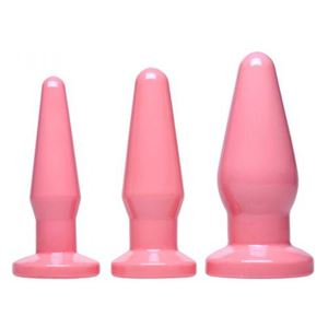 Resim Analplug in Pink Set mit 3 Teilen ? verpackt
