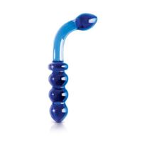 Bild von Dildo aus Glas in Blau Icicles No. 31