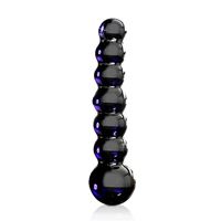 Obrazek Schwarzer Dildo aus Glas Icicles No. 51