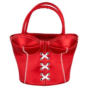 Изображение Korsett Handtasche in Rot