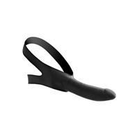 Afbeelding van Mundknebel mit Dildo in Schwarz