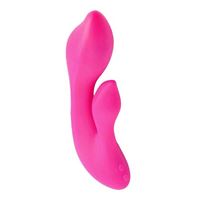 Resim Turbo Power Rabbit Vibrator aus Silikon in Pink