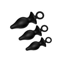 Изображение 3-teiliges Set Buttplugs aus Silikon