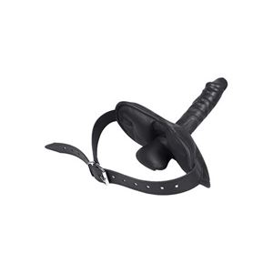 Resim Ball Gag Maske mit Dildo