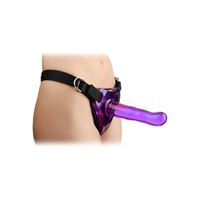 Imagen de Easy Rider Umschnalldildo-Harness in Violett