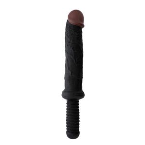 Resim Bigstuff 25 cm Dildo mit Griff in Schwarz