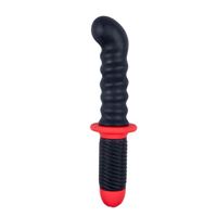 Εικόνα της Vibrierender Dildo mit Griff in Schwarz