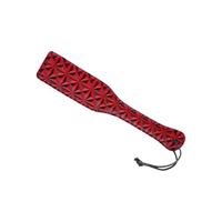 Afbeelding van Paddle mit Diamantmuster in Rot/Schwarz