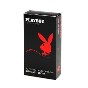 Изображение Playboy Kondome mit Gleitfilm und Noppen 12 Stück