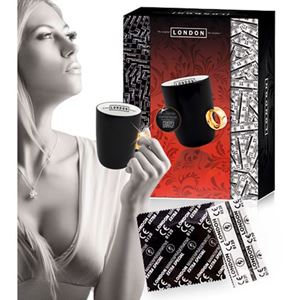 Изображение London-Kondome + Kaffeebecher