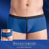 Imagen de Boxershort mit Reißverschluss für Herren in Blau