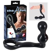 Image de Penisring mit Analplug in Schwarz