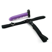 Picture of Rotierender Strap-on Vibrator mit Harness in Violett