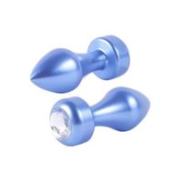 Bild von Buttplug aus Aluminium in Blau