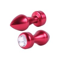 Obrazek Buttplug in Rot mit Zierstein