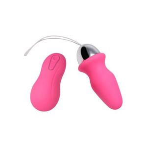 Afbeelding van Vibrierender Buttplug mit Fernbedienung in Pink