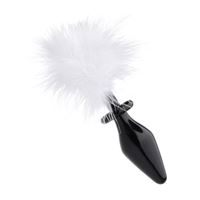 Bild von Buttplug mit Häschenschwanz in Weiß