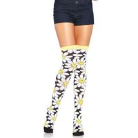 Afbeelding van Happy daisy woven knee socks