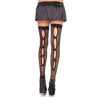 Afbeelding van Keyhole Backseam thigh highs
