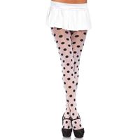 Bild von Sheer polka dot pantyhose