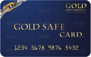 Picture of Gold Safe Card