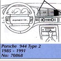 Resim Halter für Porsche 944 Type 2 - Bj.: 1985 bis 1991