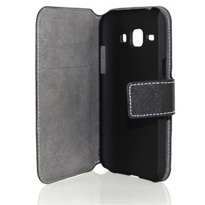 Bild von Premium Bookstyle, STAND, für  Samsung SM-J100 Galaxy J1, BLACK