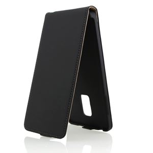 Bild von Premium Flipstyle, BLACK, Ledertasche für  Sony Xperia E1 / Xperia E1 Dual