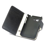 Bild von Premium Flipstyle, BLACK, Ledertasche für  Samsung S7390 Galaxy Trend Lite