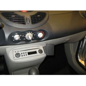 Image de Brodit ProClip für Renault Twingo, ab Baujahr 2008 (Nur für Modelle mit Schaltung und dem normalen, eckigen Radio mit DIN-Einbauschacht!)
