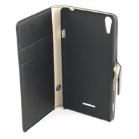 Picture of Bugatti TwinCase STRIPED BROWN  für TELME C140 , Material: Kalbsleder