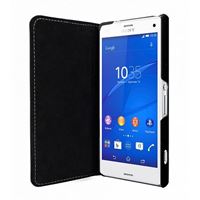 Bild von Premium Flipstyle, BLUE, Ledertasche für  Sony Xperia Z3 Compact