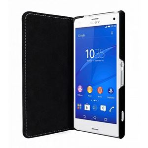 Bild von Premium Flipstyle, BLUE, Ledertasche für  Sony Xperia Z3 Compact