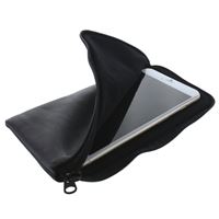 Εικόνα της XiRRiX Premium Horizontal-Tasche  für EMPORIA Smart  , BLACK (matt), exklusives Echtleder