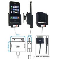 Resim Brodit Halter mit Kugelgelenk für  Apple iPhone 3G / iPhone 3G S, NUR passend für den Anschluss / das Anschlusskabel der Parrot MKi9000 / MKi9100 / MKi9200
