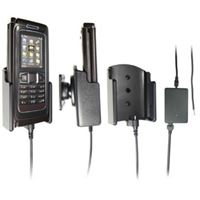 Resim Brodit Halter Aktiv, mit Festanschluss, 12/24V, für  Nokia E90 -Vertikale geschlossene Position