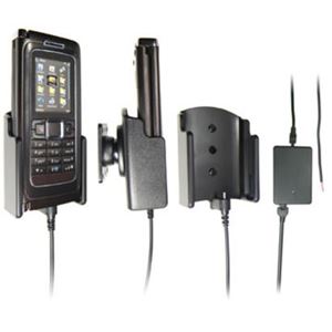 Resim Brodit Halter Aktiv, mit Festanschluss, 12/24V, für  Nokia E90 -Vertikale geschlossene Position