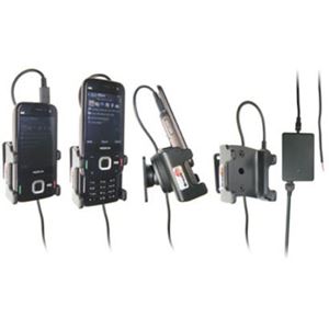 Resim Brodit Halter Aktiv, mit Festanschluss, 12/24V, für  Nokia N85