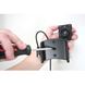 Resim Brodit Halter Aktiv, mit Festanschluss, 12/24V, für  Blackberry 9000 BOLD, Horizontal offen