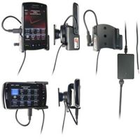 Resim Brodit Halter Aktiv, mit Festanschluss, 12/24V, für  Blackberry 9500 STORM / 9530 STORM, Horizontal offen
