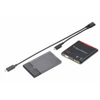 Afbeelding van Battery Charger Bundle für  Blackberry 9350 Curve / 9360 Curve / 9370 Curve, bestehend aus E-M1 Akku ca. 1000 mAh und Battery-Ladegerät