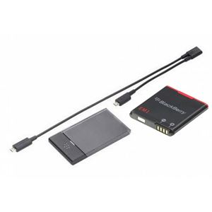 Afbeelding van Battery Charger Bundle für  Blackberry 9350 Curve / 9360 Curve / 9370 Curve, bestehend aus E-M1 Akku ca. 1000 mAh und Battery-Ladegerät
