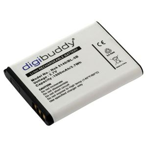 Picture of Akku für  Nokia 3220 / 3230 / 5070 / 5140 / 5140i / 5200 / 5300 XpressMusic / 5320 XpressMusic / 5500 Sport / 6020 / 6021 / 6060 / 6070 / 6080 / 6120 Classic / 6121 Classic / 6124 Classic / 7260 / 7360 / N80 / N90, ca. 1000 mAh