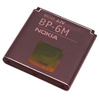 Afbeelding van BP-6M Akku für  Nokia 3250 XpressMusic / 6151 / 6233 / 6234 / 6280 / 6288 / 9300 / 9300i / N73 / N77 / N93, ca. 970 mAh
