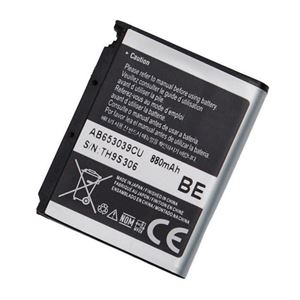 Afbeelding van Akku für  Samsung E950 / L170 / L810 / M6710 / S3310 / S7330 / U800 / U900, ca. 880 mAh, AB653039CUC/STD Akkublock